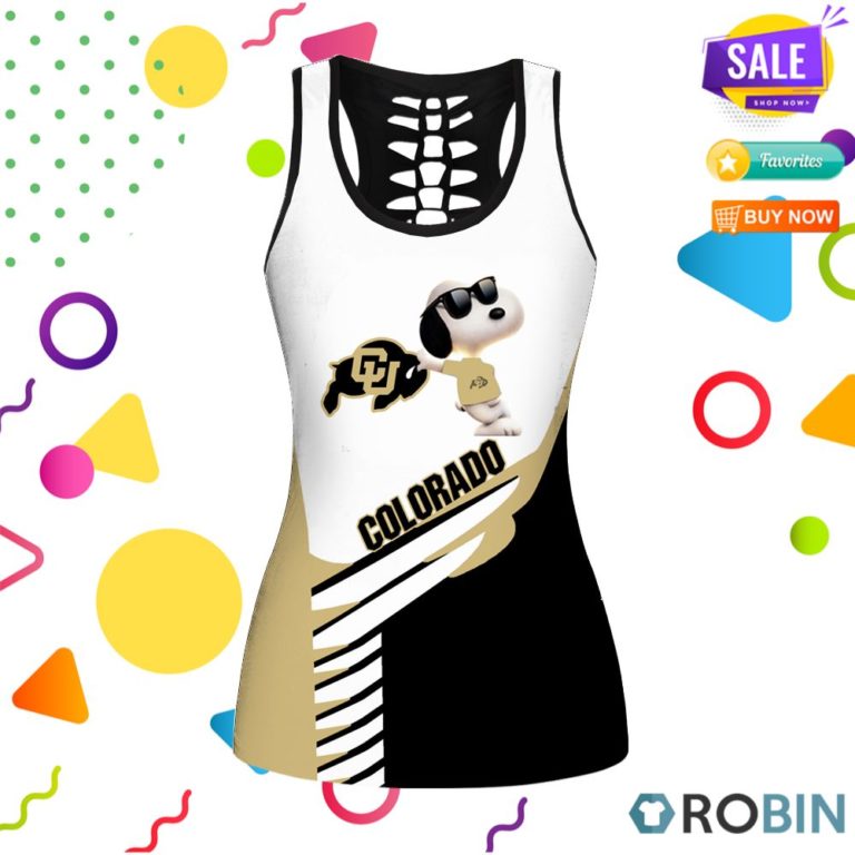 Colorado-Buffaloes-Snoopy-Hollow-Tanktop-&-Legging-Set