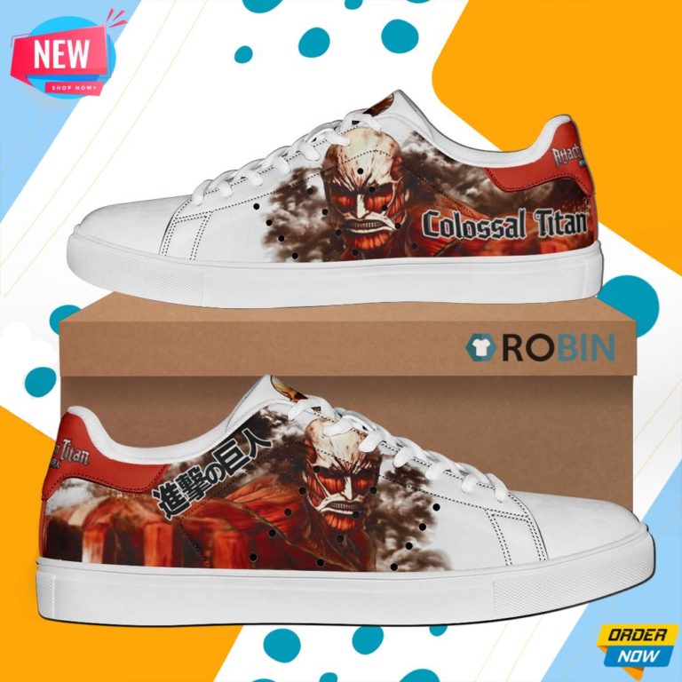 Colossal Titan Skate Shoes Uniform Attack On Titan Anime Sneaker