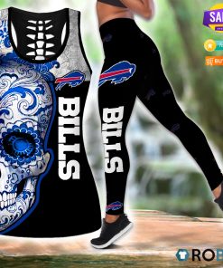 Buffalo Bills New Skull Hollow Tanktop & Legging Set Buffalo Bills New Skull Hollow Tanktop & Legging Set