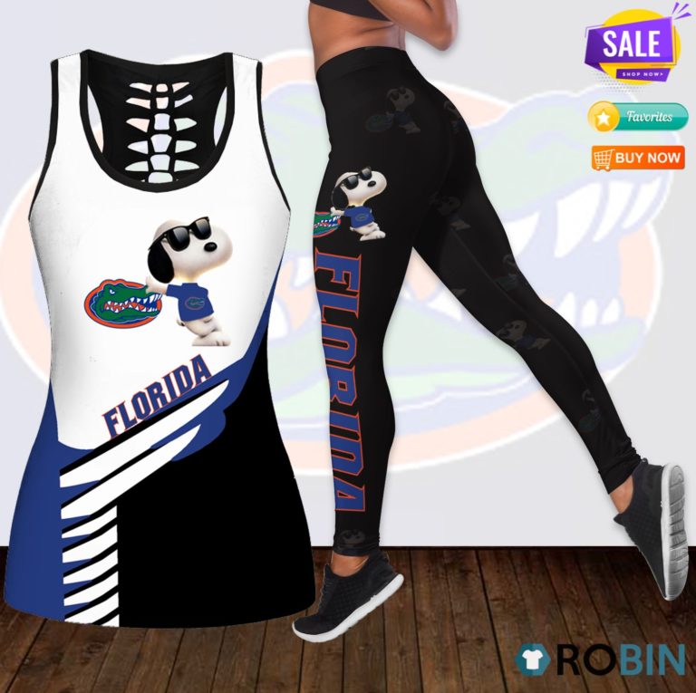 Florida Gators Snoopy Hollow Tanktop & Legging Set