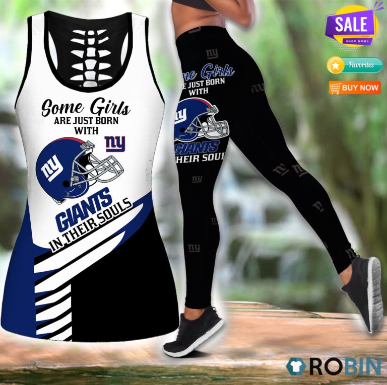 New York Giants In Souls Some Girls Hollow Tanktop & Legging Set