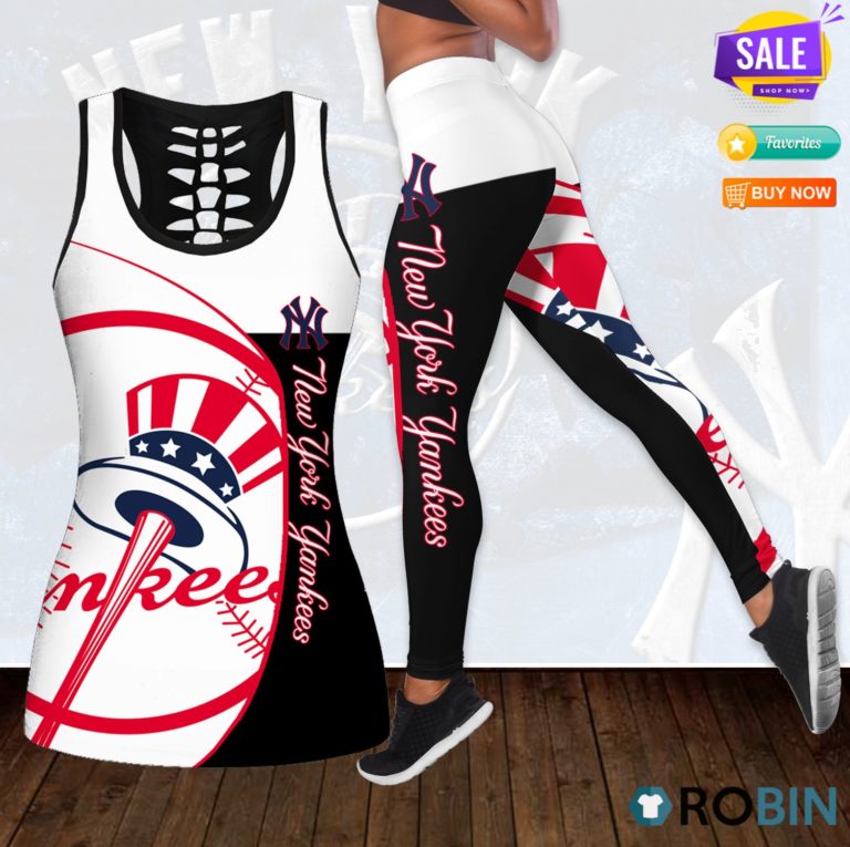 New York Yankees Hollow Tanktop & Legging Set