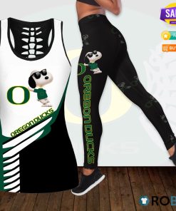 Oregon Ducks Snoopy Hollow Tanktop & Legging Set Oregon Ducks Snoopy Hollow Tanktop & Legging Set