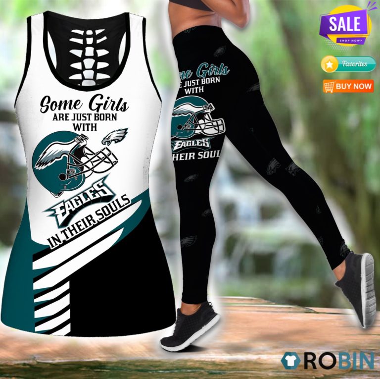 Philadelphia Eagles In Souls Some Girls Hollow Tanktop & Legging Set