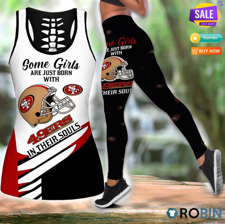 San Francisco 49ers In Souls Some Girls Hollow Tanktop & Legging Set