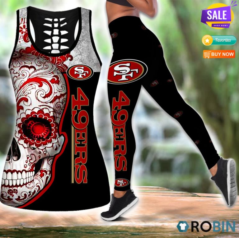 San Francisco 49ers New Skull Hollow Tanktop & Legging Set