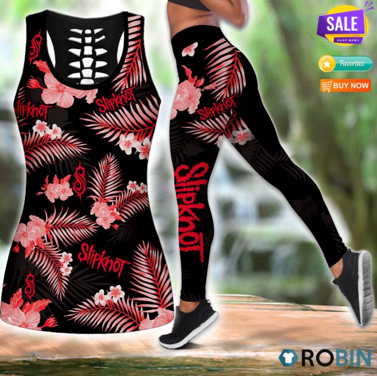 Slipknot New Flower Hollow Tanktop & Legging Set