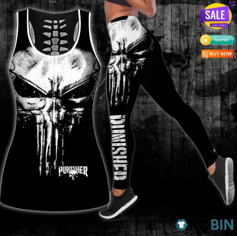 The Punisher New Hollow Tanktop & Legging Set