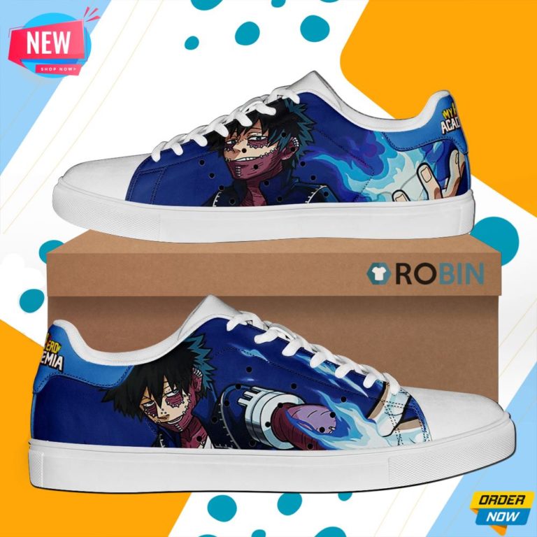 Dabi Skate Shoes My Hero Academia Stan Smith Shoes