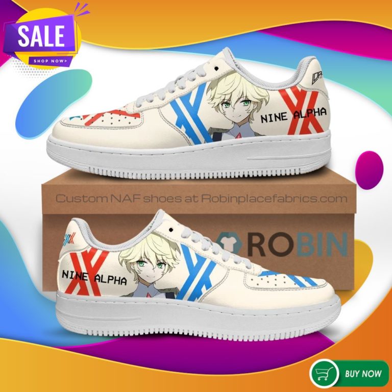 Darling In The Franxx NAF Shoes 9’a Nine Alpha Air Force Sneakers Anime NAF Shoes