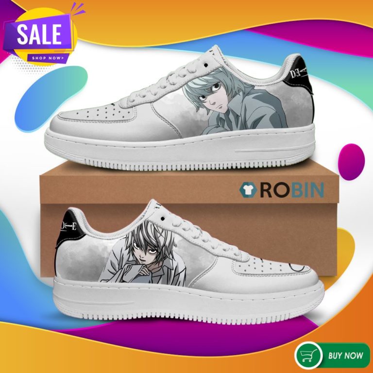 Death Note Near Air Force Shoes Custom Anime