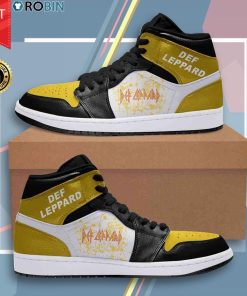 Def Leppard Rock Band Shoes – Jordan 1 High Sneaker