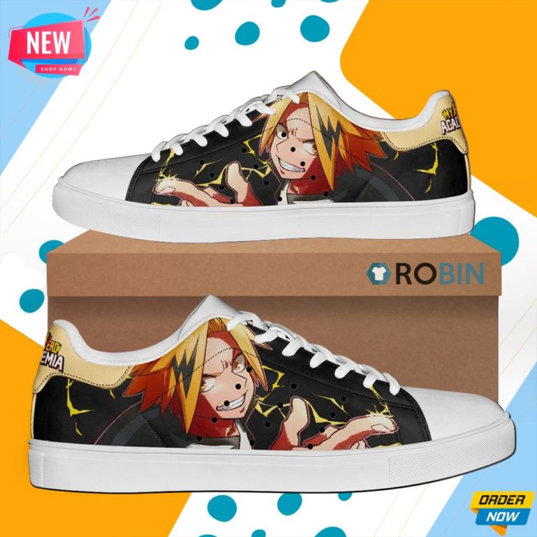 Denki Kaminari Skate Shoes My Hero Academia Stan Smith Shoes