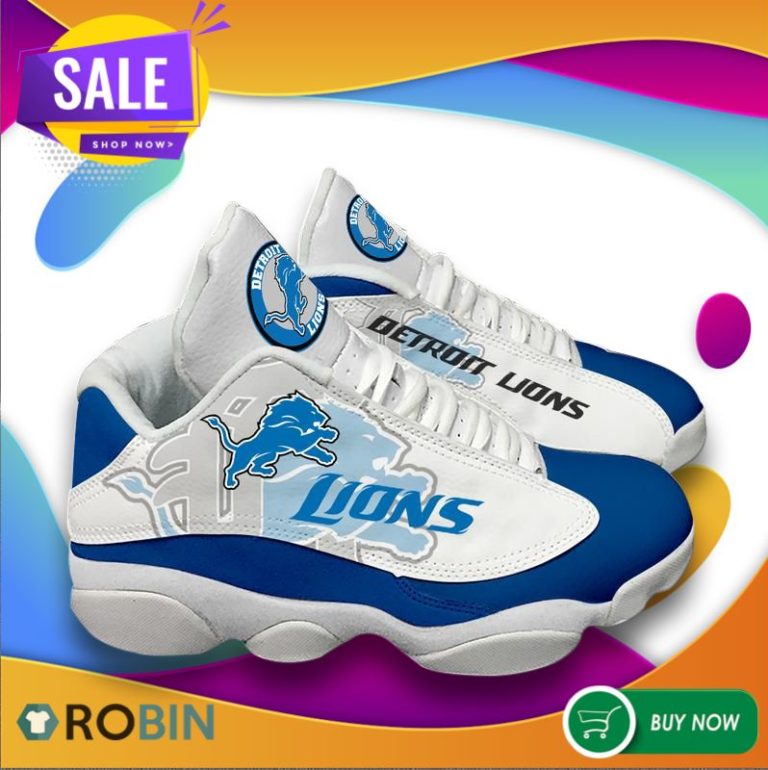 Detroit Lions Shoes Air Jordan 13 Sneakers