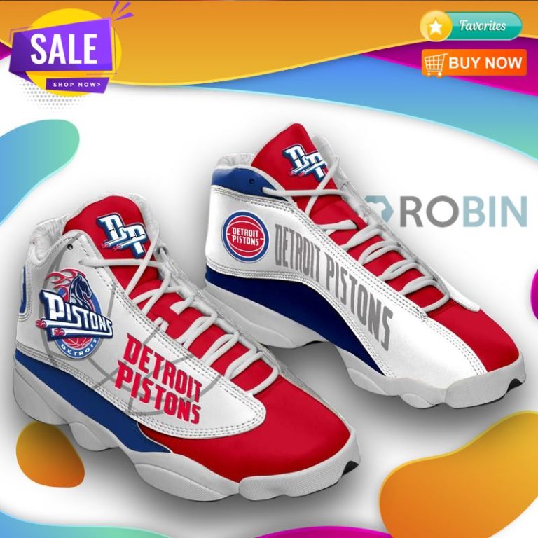 Detroit Pistons Air Jordan 13 Sneaker Basketball Sneakers