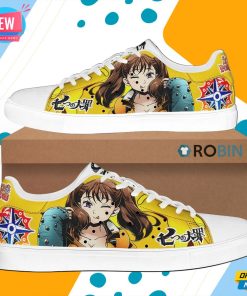 Diane Skate Shoes The Seven Deadly Sins Anime Custom Sneakers Diane Skate Shoes The Seven Deadly Sins Anime Custom Sneakers