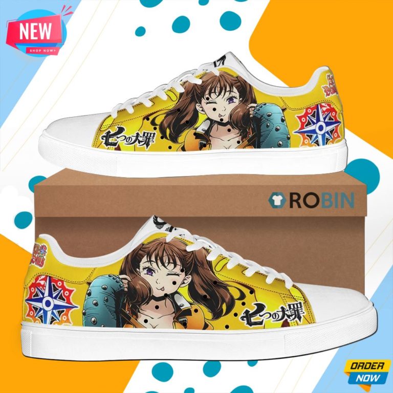 Diane Skate Shoes The Seven Deadly Sins Anime Custom Sneakers