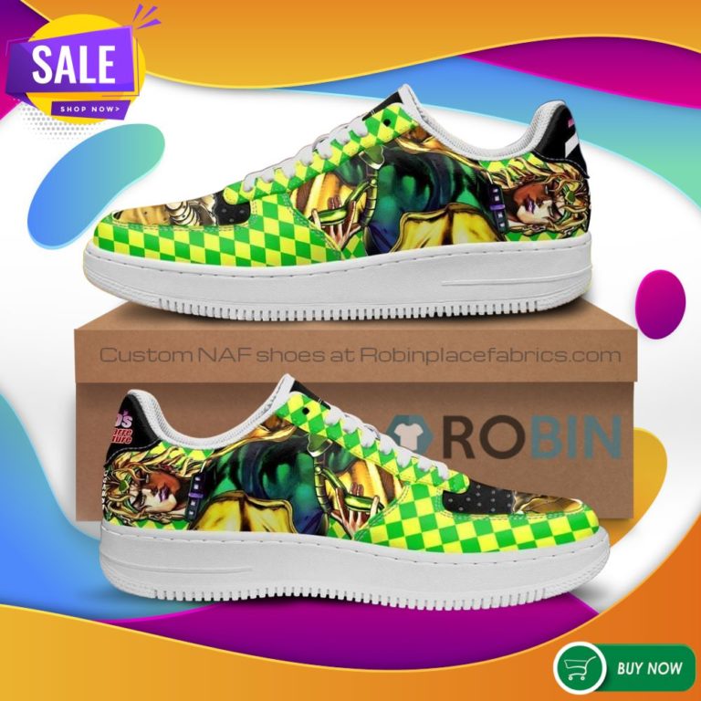 Dio Brando Air Force Sneakers JoJo Anime NAF Shoes