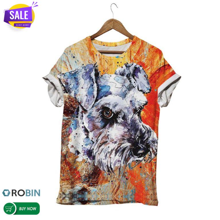 Graphic Dog  3D All Over Print T-Shirt