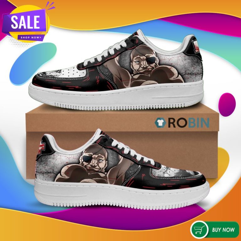 Doppo Orochi Air Force Sneakers Baki Custom Anime Custom NAF Shoes