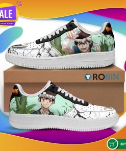 Dr Stone Chrome Air Force Shoes Anime Custom
