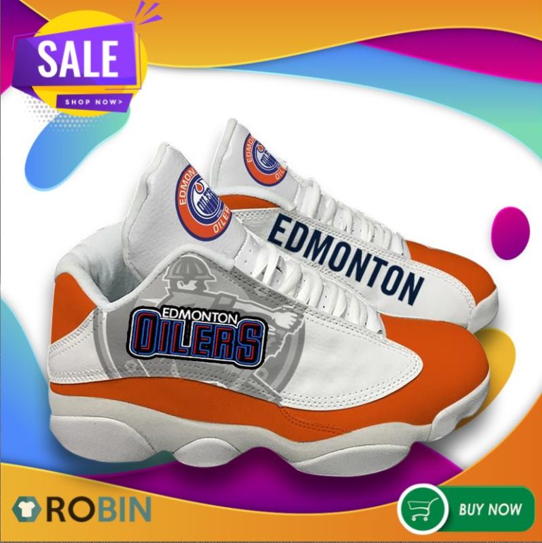 Edmonton Oilers Shoes Air Jordan 13 Sneakers