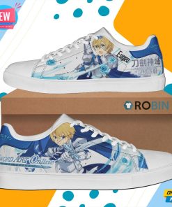 Eugeo Skate Shoes Fight Sword Art Online Anime Sneaker