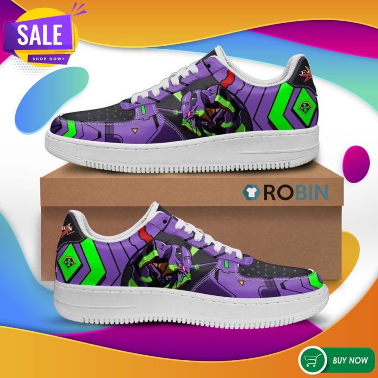 Evangelion Unit_ Air Force Sneakers Neon Genesis Evangelion Shoes