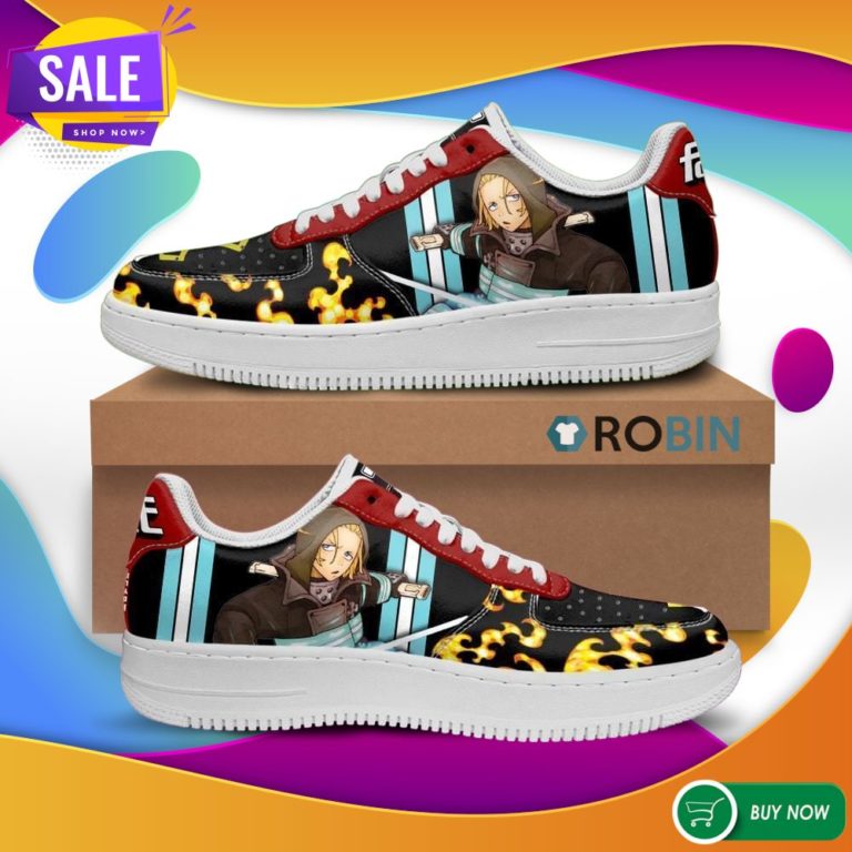 Fire Force Arthur Boyle Air Force Sneakers _ Custom NAF Shoes