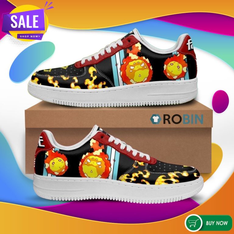Fire Force Mera Mera Air Force Sneakers _ Custom NAF Shoes