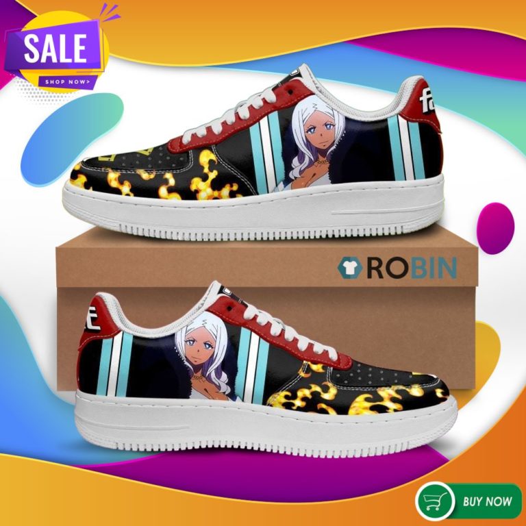 Fire Force Princess Hibana Air Force Sneakers _ Custom NAF Shoes
