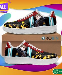 Fire Force Takehisa Hinawa Air Force Sneakers _ Custom NAF Shoes