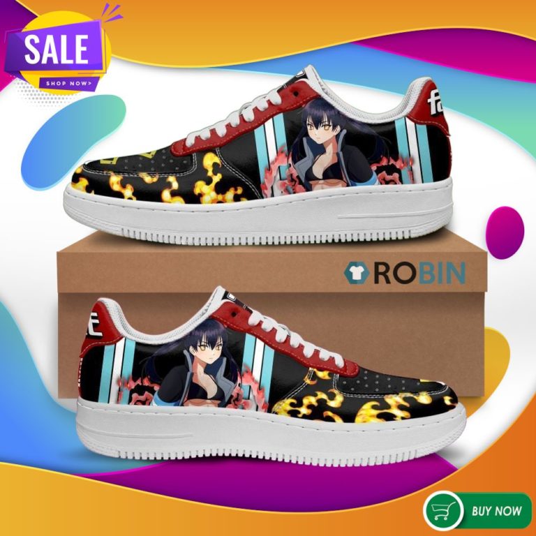 Fire Force Tamaki Kotatsu Air Force Sneakers _ Custom NAF Shoes