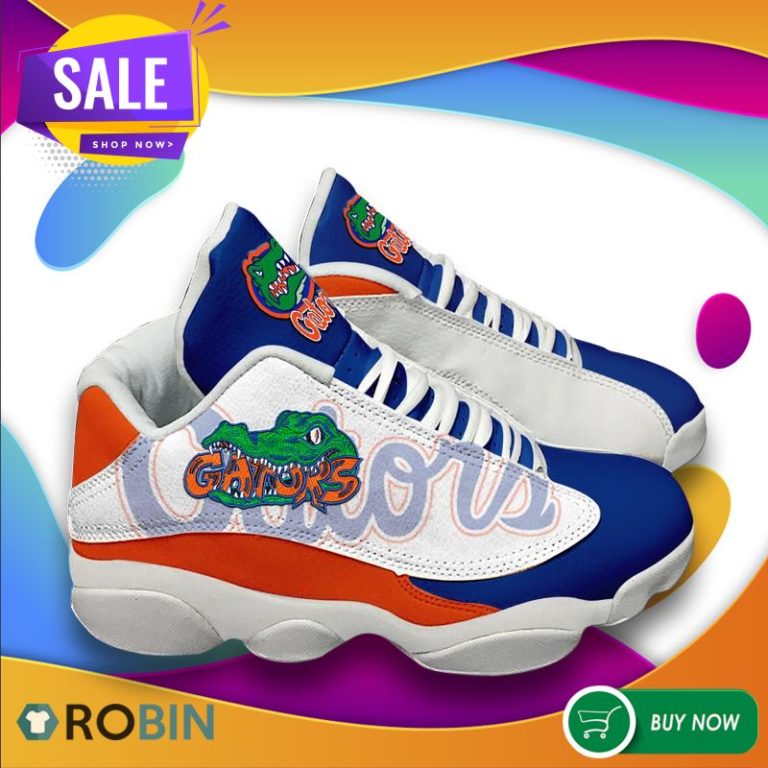 Florida Gators Air Jordan 13 Sneakers Football Team Sneakers