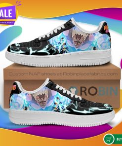 Fouth Raikage Air Force Sneakers Custom Naruto Anime NAF Shoes Leather