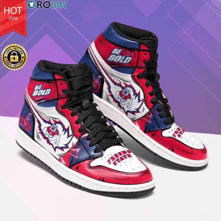 Fresno State Bulldogs Shoes – Jordan 1 High Sneaker