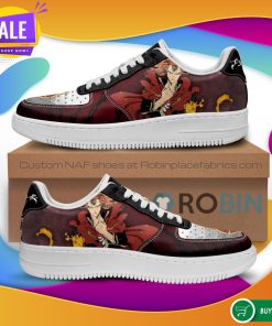 Fuegoleon Vermillion Air Force Sneakers Crimson Lion Knight Black Clover Anime NAF Shoes