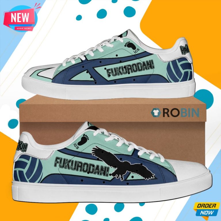 Fukurodani Academy Skate Shoes Haikyuu Anime Custom Sneaker