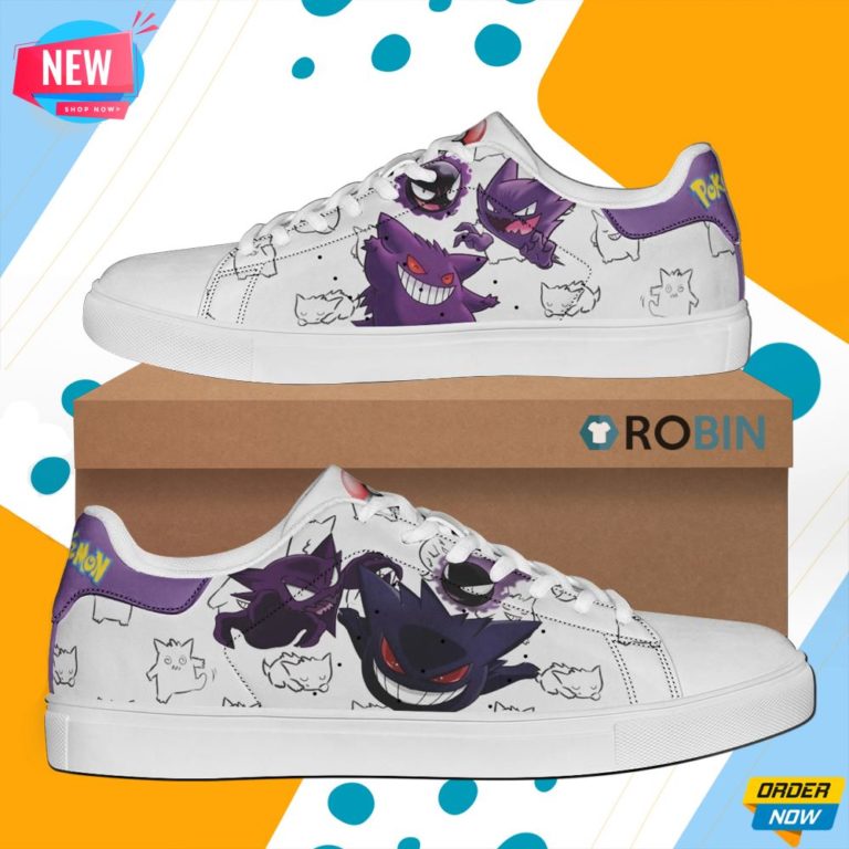 Gengar Skate Shoes Pokemon Stan Smith Shoes
