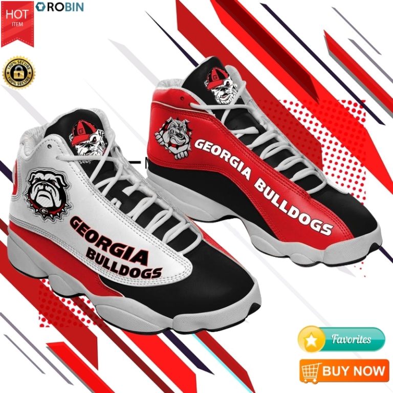 Georgia Bulldogs Football Team Sneakers Football Team Jordan 13 Shoes