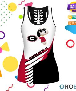 Georgia-Bulldogs-Snoopy-Hollow-Tanktop-&-Legging-Set