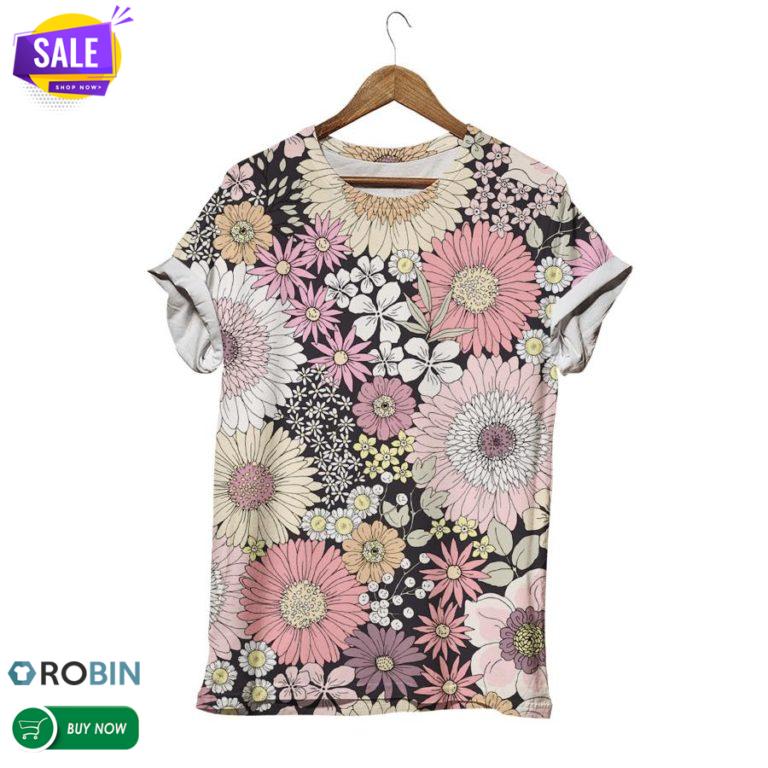 Gorgeous Little Gerbera  3D All Over Print T-Shirt