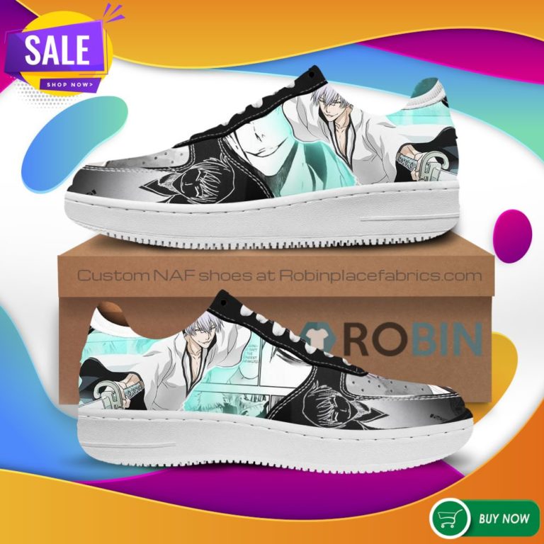 Gin Ichimaru Air Force Sneakers Bleach Anime NAF Shoes