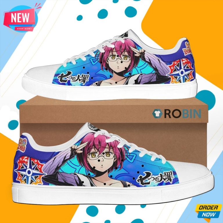 Goether Skate Shoes The Seven Deadly Sins Anime Custom Sneakers