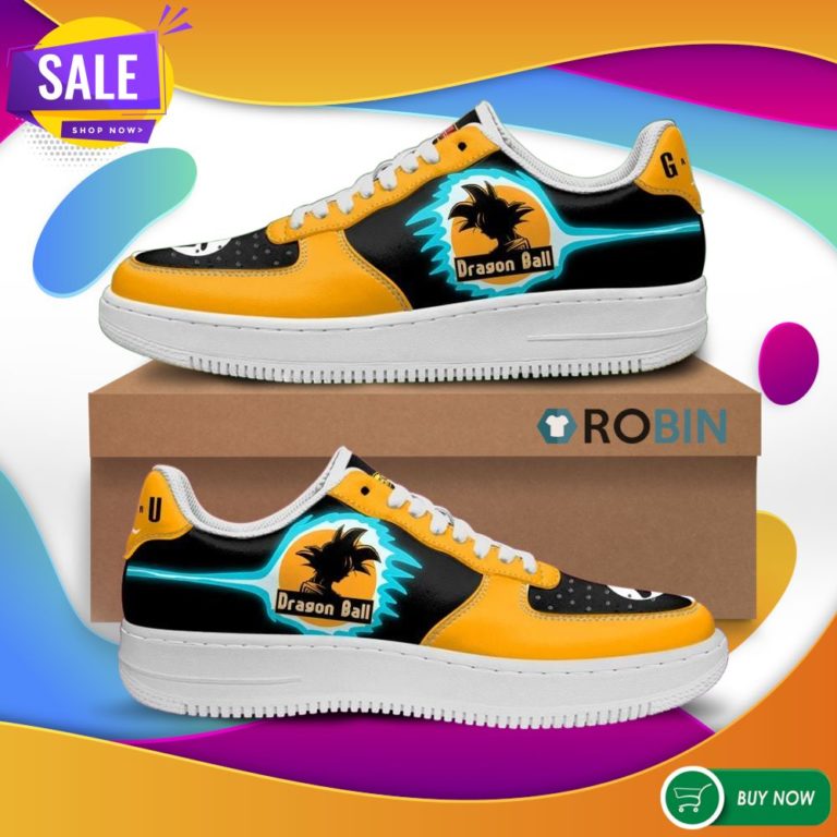 Goku Air Force Sneakers Dragon Ball Anime Custom NAF Shoes Custom Power