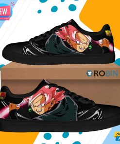 Goku Black Rose Skate Shoes Dragon Ball Anime Custom Sneaker