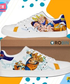 Goku Super Saiyan Skate Shoes Dragon Ball Anime Custom Sneaker
