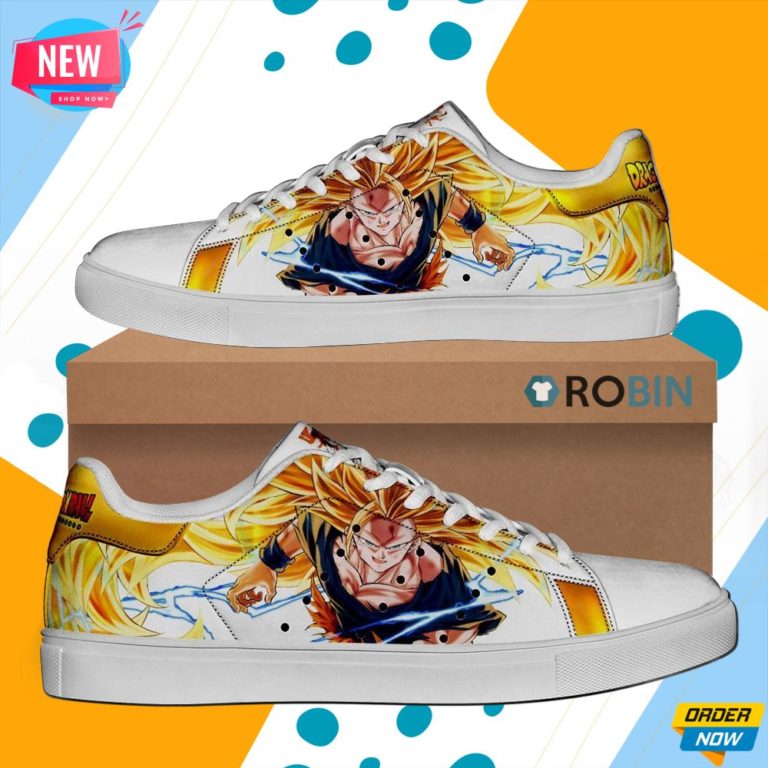 Goku Super SaiyanSkate Shoes Dragon Ball Anime Custom Sneaker