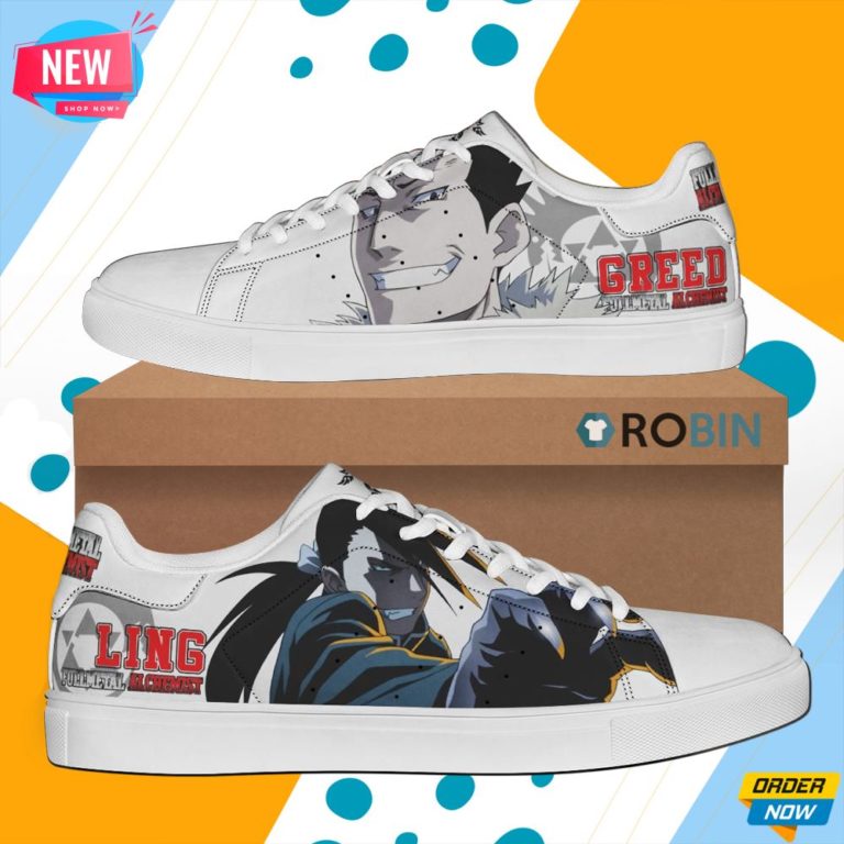 Greed Ling Skate Shoes Fullmetal Alchemist Stan Smith Shoes