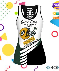 Green Bay Packers In Souls Some Girls Hollow Tanktop & Legging Set